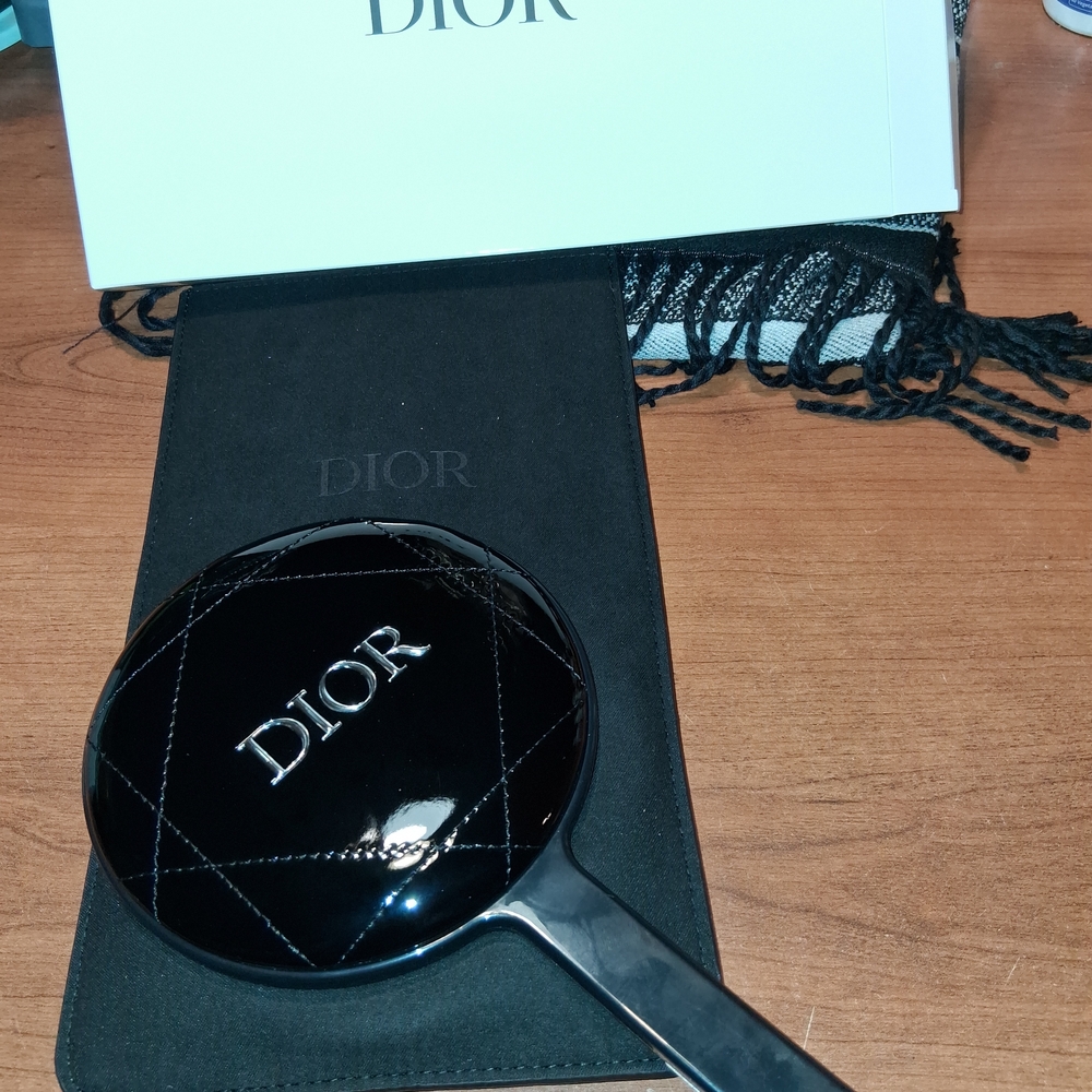 Dior Black Hand Mirror